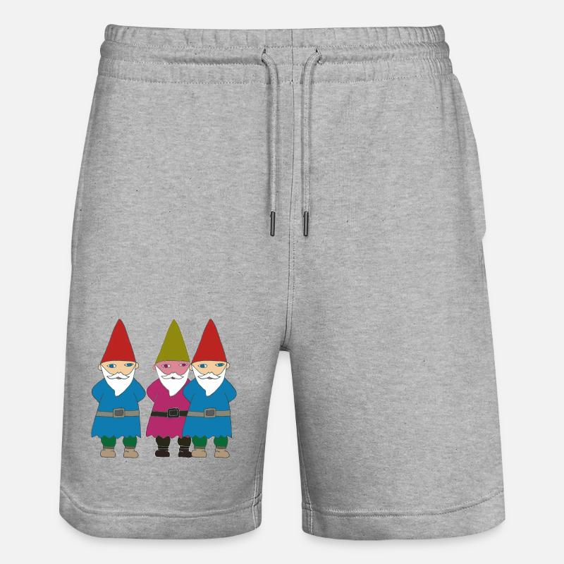 variété de jardin - Short de jogging bio TRAINER Stanley/Stella unisexe - gris chiné