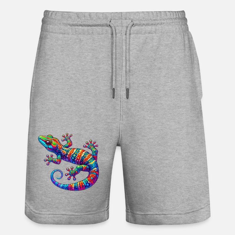 Gecko - Short de jogging bio TRAINER Stanley/Stella unisexe - gris chiné