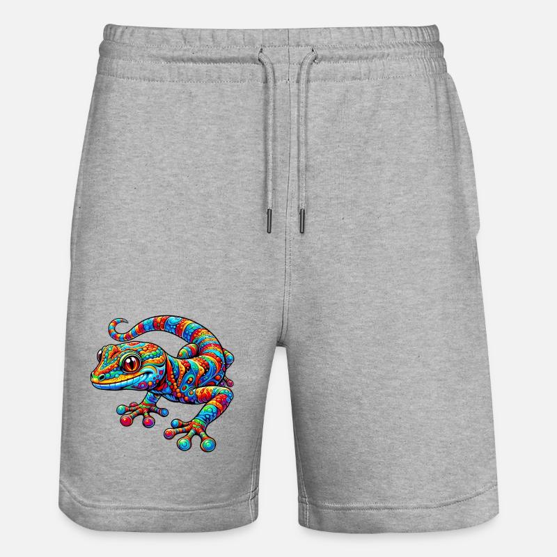 Gecko - Short de jogging bio TRAINER Stanley/Stella unisexe - gris chiné