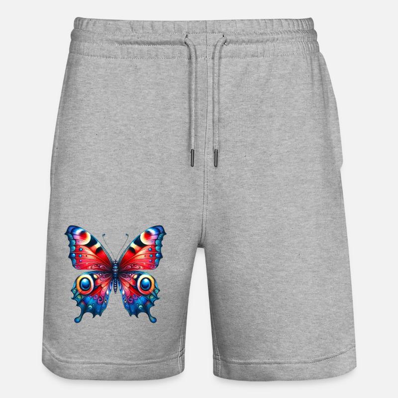 Papillon - Short de jogging bio TRAINER Stanley/Stella unisexe - gris chiné