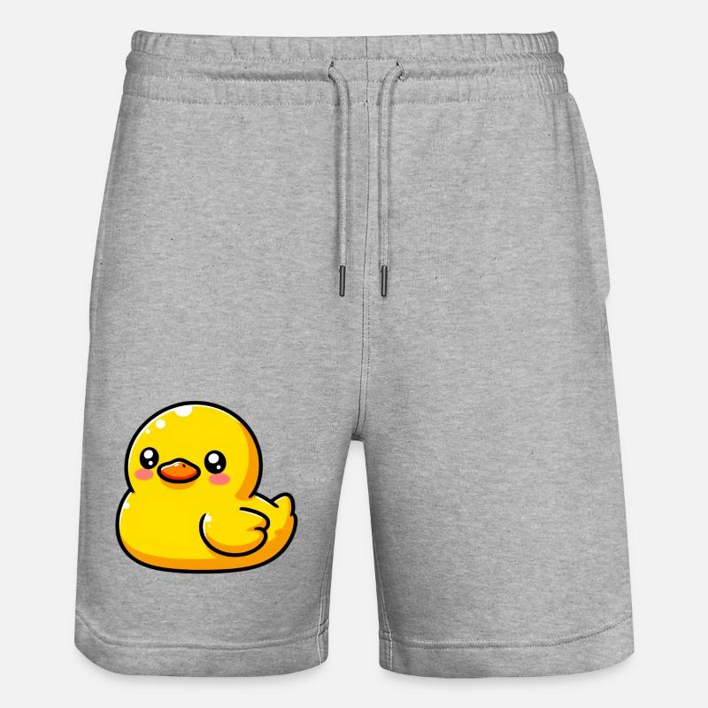 Caneton Canard Canard Canard - Short de jogging bio TRAINER Stanley/Stella unisexe - gris chiné