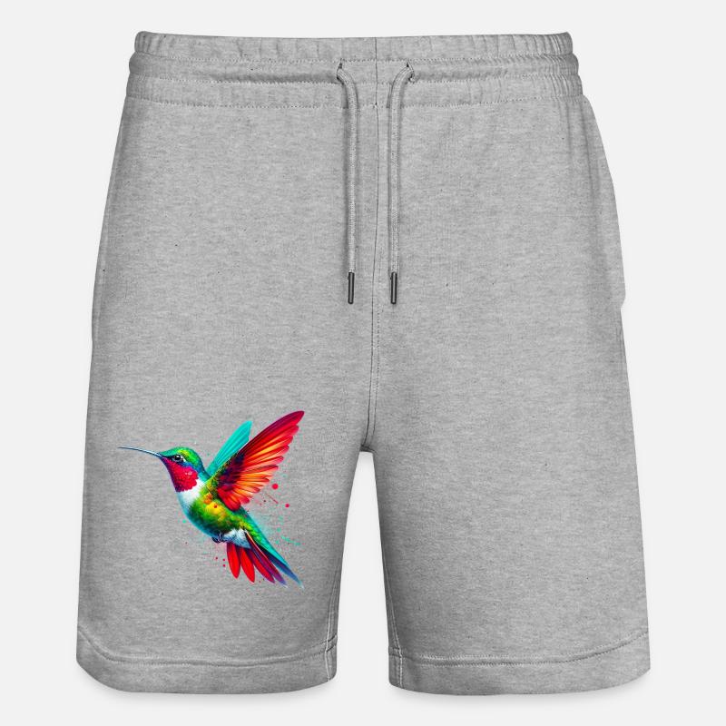 Colibri - Short de jogging bio TRAINER Stanley/Stella unisexe - gris chiné