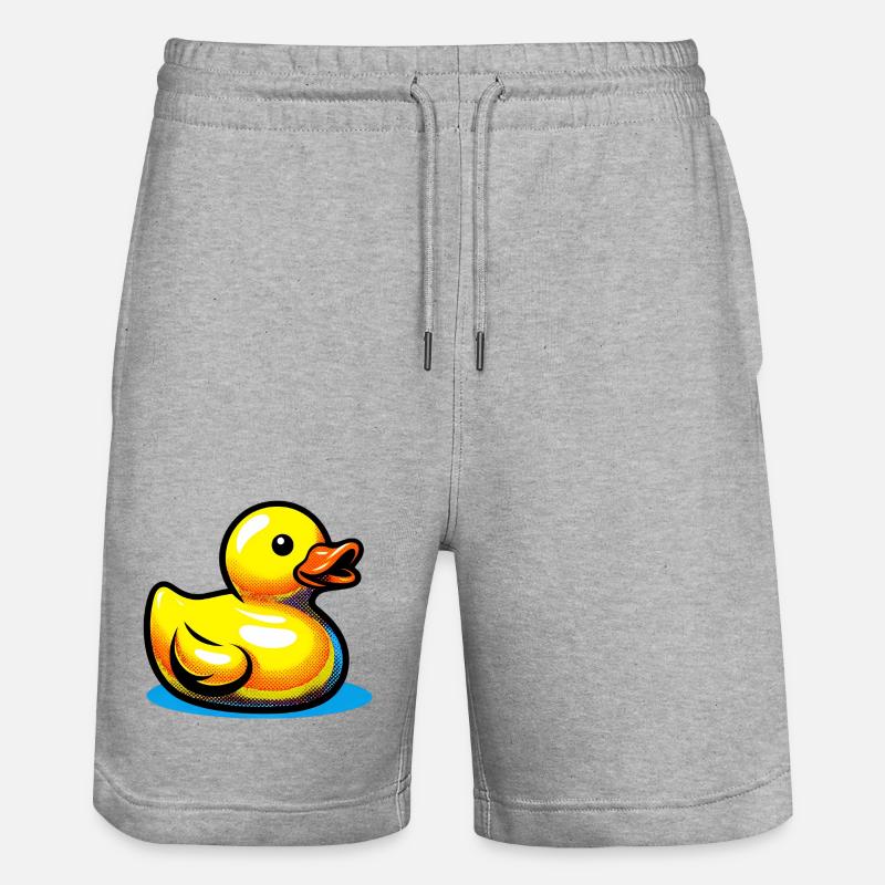 Caneton Canard Canard Canard - Short de jogging bio TRAINER Stanley/Stella unisexe - gris chiné
