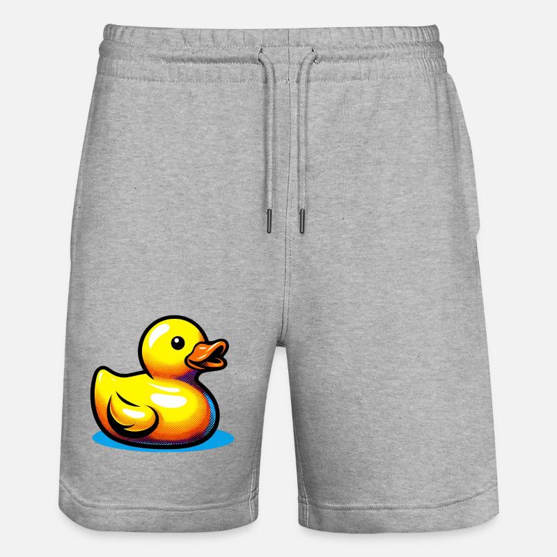 Caneton Canard Canard Canard - Short de jogging bio TRAINER Stanley/Stella unisexe - gris chiné