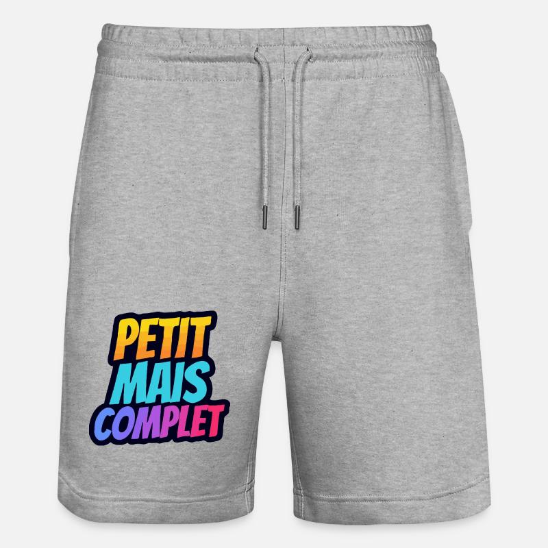 Petit mais complet - Short de jogging bio TRAINER Stanley/Stella unisexe - gris chiné