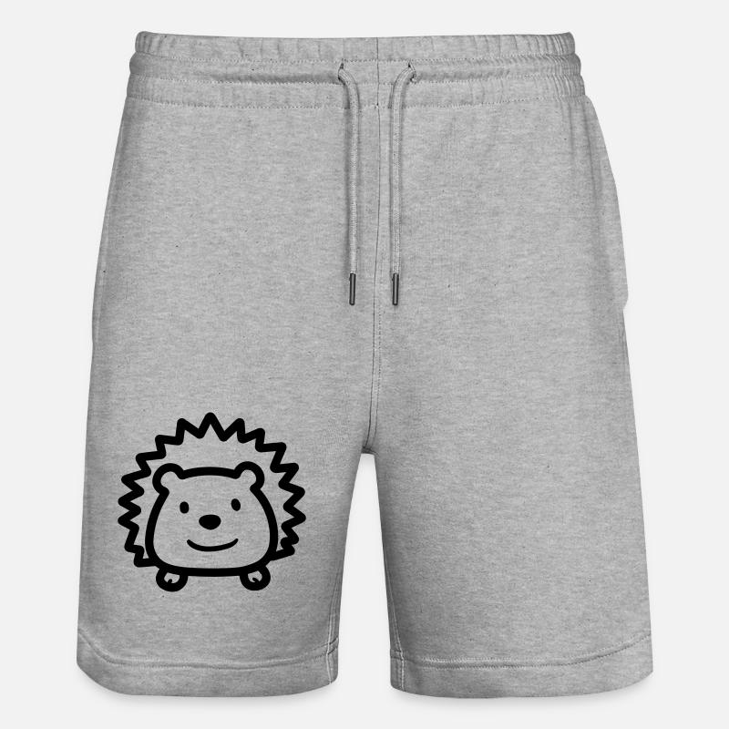 hérisson - Short de jogging bio TRAINER Stanley/Stella unisexe - gris chiné