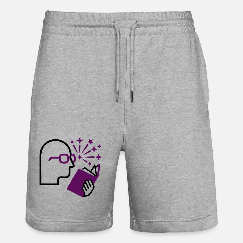 Inspiration pour l’idée du livre principal - Short de jogging bio TRAINER Stanley/Stella unisexe - gris chiné