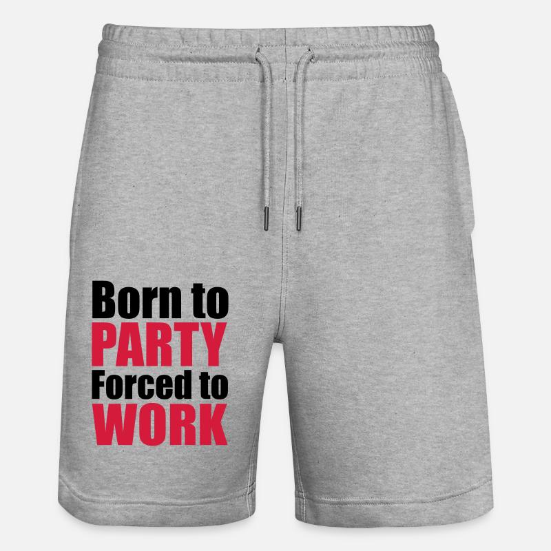 party - Short de jogging bio TRAINER Stanley/Stella unisexe - gris chiné