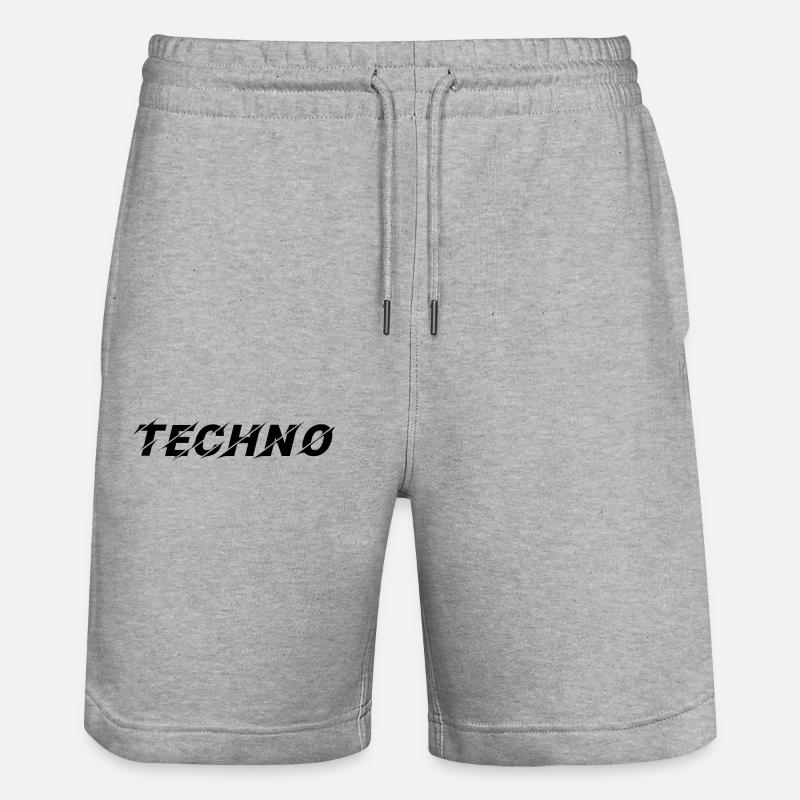 techno - Short de jogging bio TRAINER Stanley/Stella unisexe - gris chiné