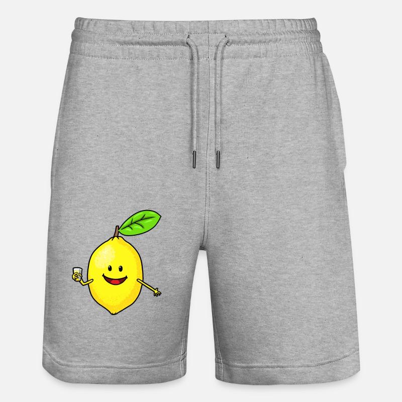 Citron mignon - Short de jogging bio TRAINER Stanley/Stella unisexe - gris chiné