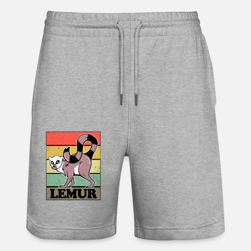 Lemur - Short de jogging bio TRAINER Stanley/Stella unisexe - gris chiné