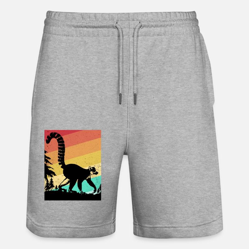 Lemur - Short de jogging bio TRAINER Stanley/Stella unisexe - gris chiné