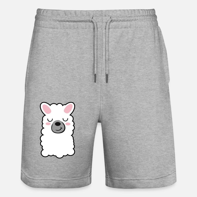 lama - Short de jogging bio TRAINER Stanley/Stella unisexe - gris chiné