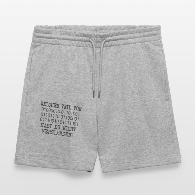 lustige admin Programmierer Linux IT Geschenkidee Stanley/Stella Unisex Bio Joggingshorts Trainer 