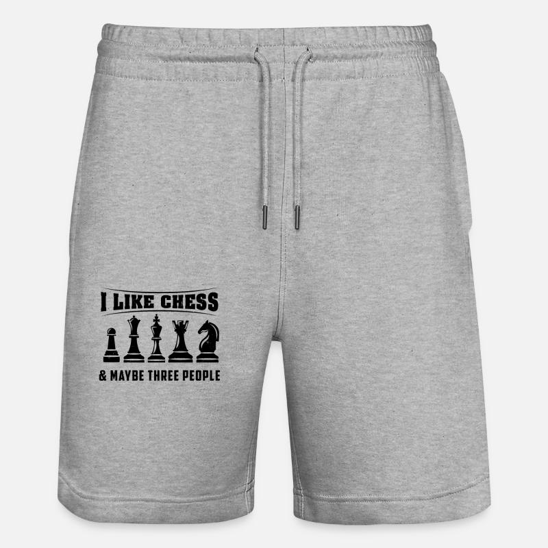 Échecs - Short de jogging bio TRAINER Stanley/Stella unisexe - gris chiné