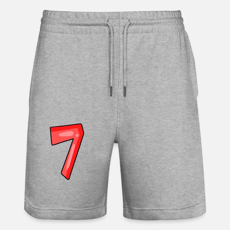 7 - Short de jogging bio TRAINER Stanley/Stella unisexe - gris chiné
