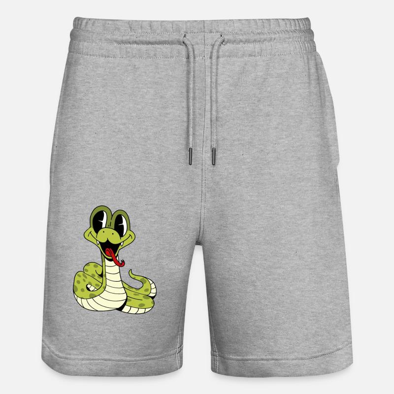 Mignon serpent mignon - Short de jogging bio TRAINER Stanley/Stella unisexe - gris chiné