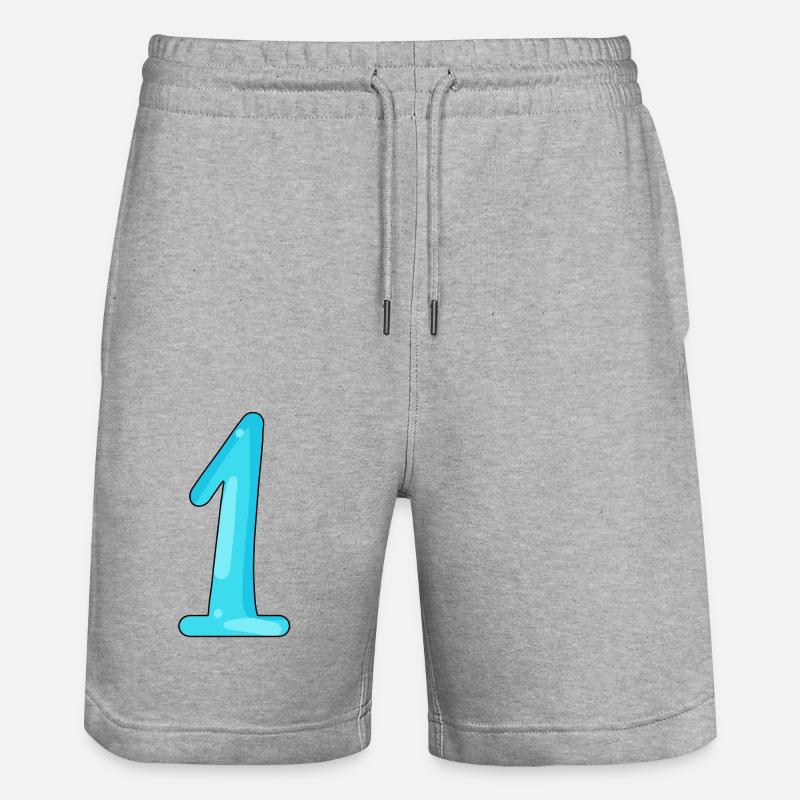 1 - Short de jogging bio TRAINER Stanley/Stella unisexe - gris chiné