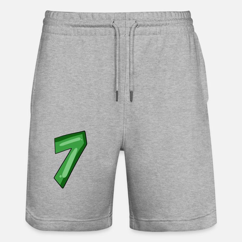 7 - Short de jogging bio TRAINER Stanley/Stella unisexe - gris chiné