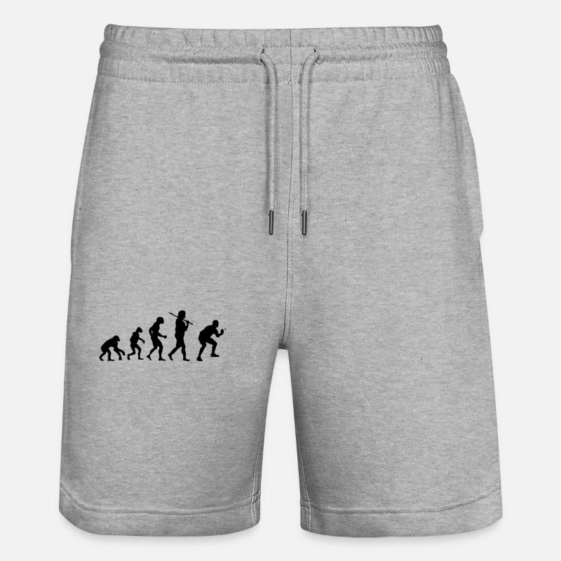 Evolution Ping-ping-l - Short de jogging bio TRAINER Stanley/Stella unisexe - gris chiné