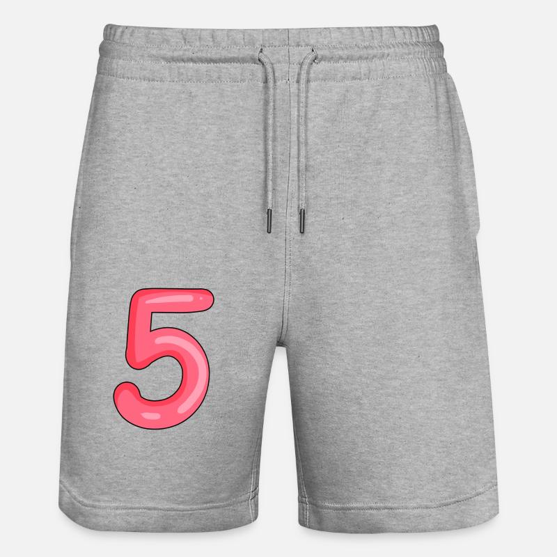 5 - Short de jogging bio TRAINER Stanley/Stella unisexe - gris chiné