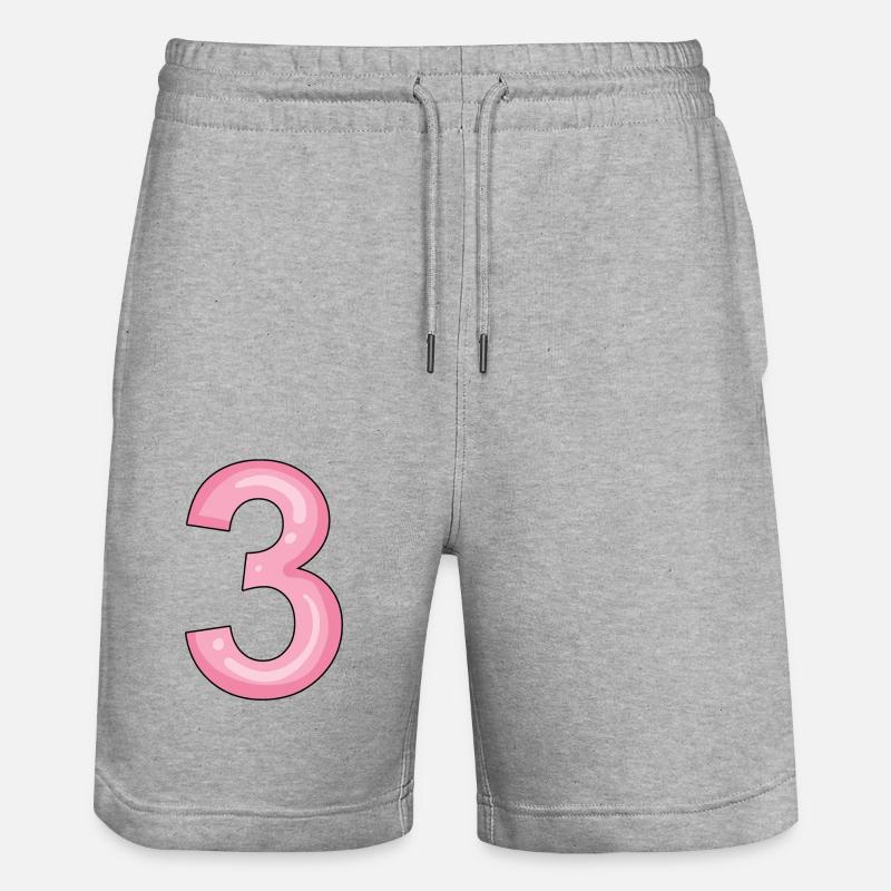 3 - Short de jogging bio TRAINER Stanley/Stella unisexe - gris chiné