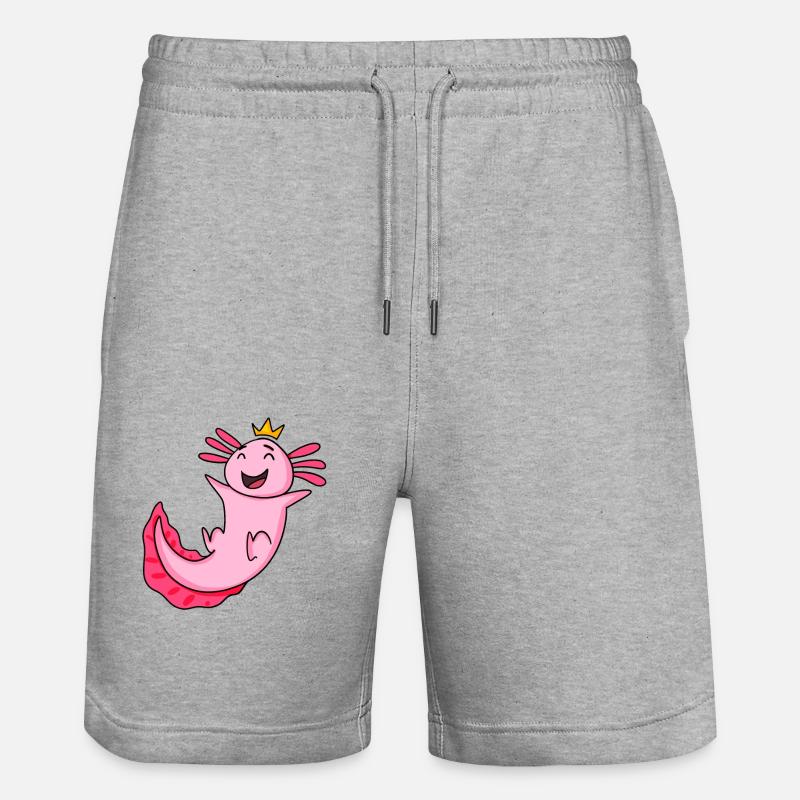 Axolotl - Short de jogging bio TRAINER Stanley/Stella unisexe - gris chiné