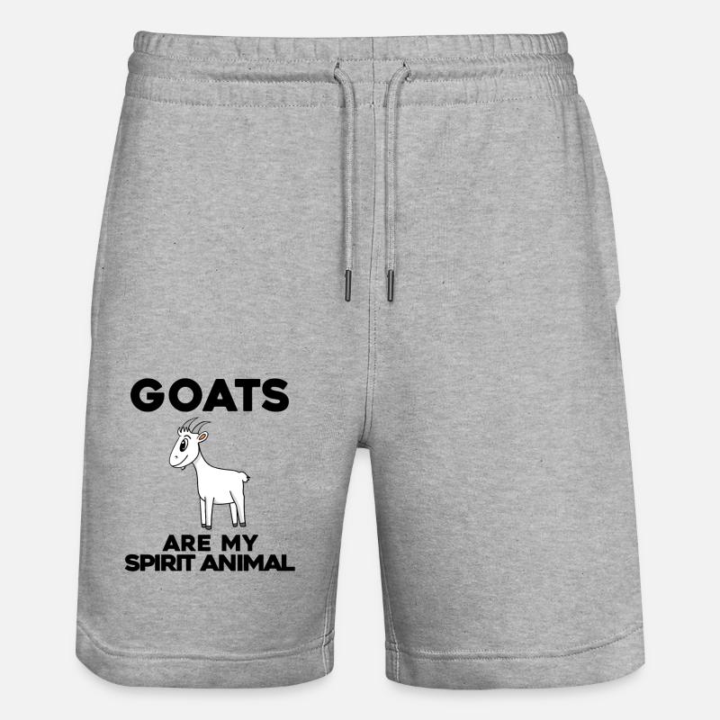 Chèvre Chèvre Buck - Short de jogging bio TRAINER Stanley/Stella unisexe - gris chiné