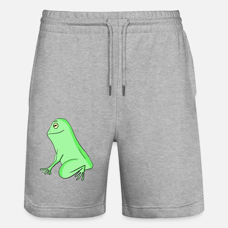 Frosch - Stanley/Stella Unisex Bio Joggingshorts Trainer - Grau meliert