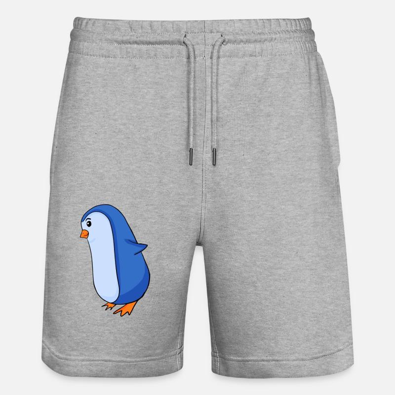 Pingouin - Short de jogging bio TRAINER Stanley/Stella unisexe - gris chiné