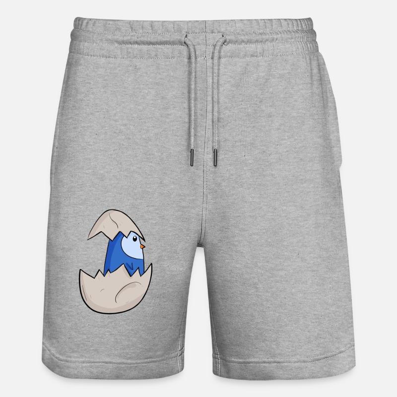 Bébé Pingouin - Short de jogging bio TRAINER Stanley/Stella unisexe - gris chiné