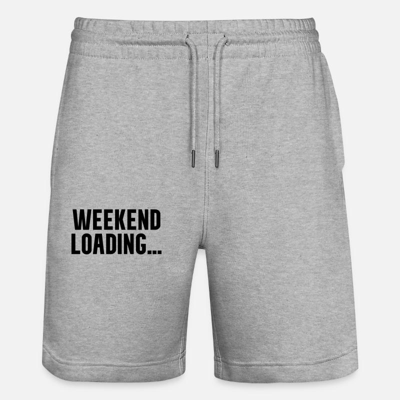 Weekend loading - Stanley/Stella Unisex Bio Joggingshorts Trainer  - Grau meliert