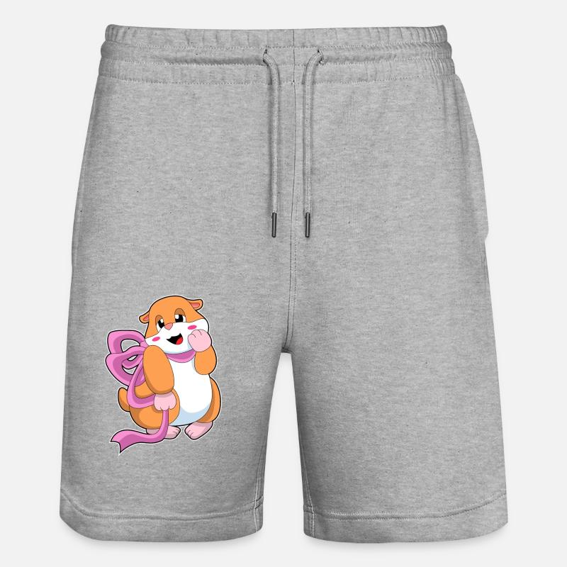 Hamster à l’arc - Short de jogging bio TRAINER Stanley/Stella unisexe - gris chiné