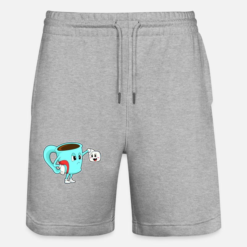 Tasse de café - Short de jogging bio TRAINER Stanley/Stella unisexe - gris chiné