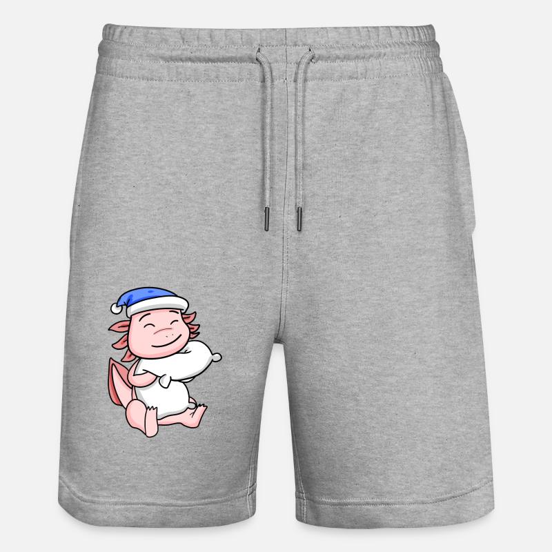 Axolotl Bébé - Short de jogging bio TRAINER Stanley/Stella unisexe - gris chiné