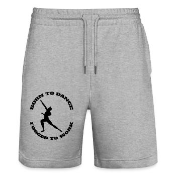 Ballett Tänzerin Tanzkurs Geschenk Tanz Ballerina - Stanley/Stella Unisex Bio Joggingshorts Trainer  - Grau meliert - Vorne - Nik (191cm) & Marisol (170cm)