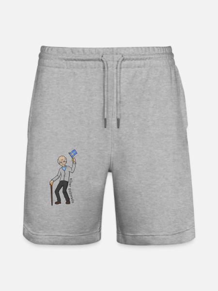 Vanha ruotsalainen - Stanley/Stella Trainer unisex luomu-collegeshortsit - harmaasävyinen