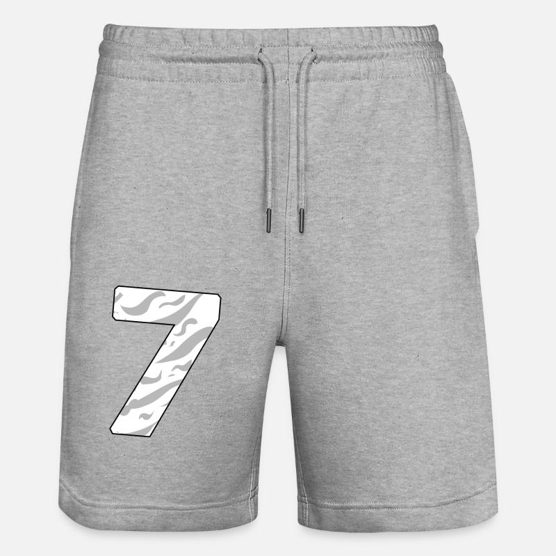 7 - Short de jogging bio TRAINER Stanley/Stella unisexe - gris chiné