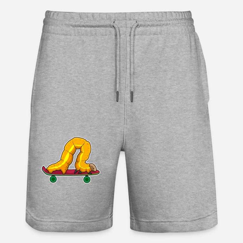 Caterpillar Skater Skateboard - Short de jogging bio TRAINER Stanley/Stella unisexe - gris chiné