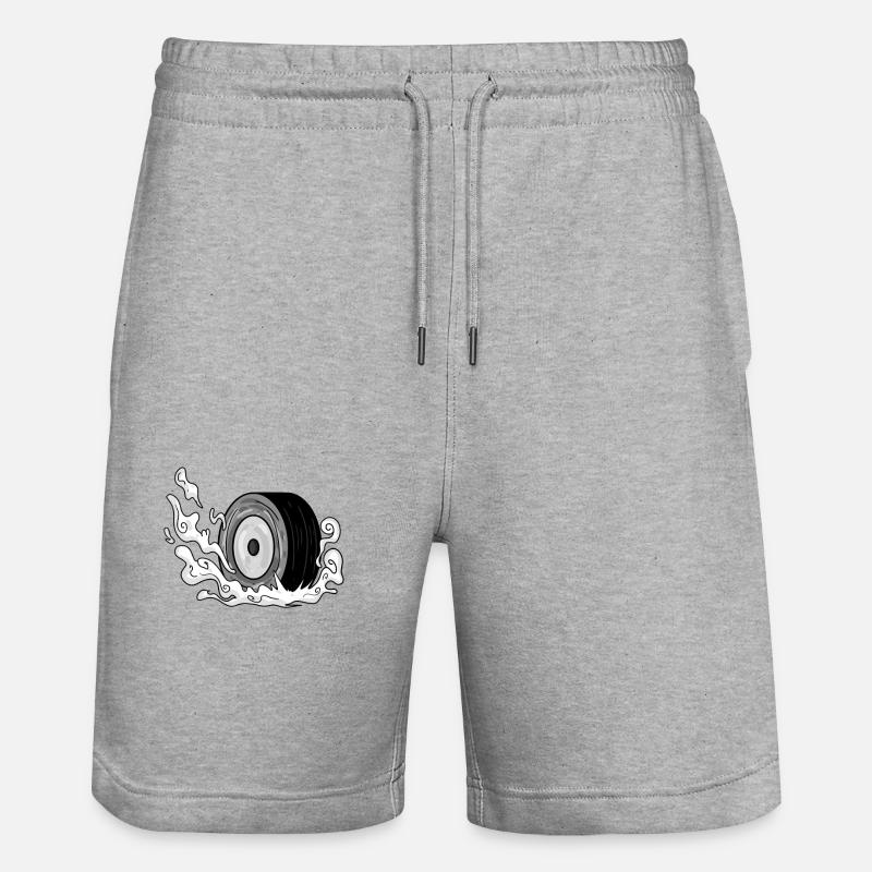 Pneus à la dérive - Short de jogging bio TRAINER Stanley/Stella unisexe - gris chiné