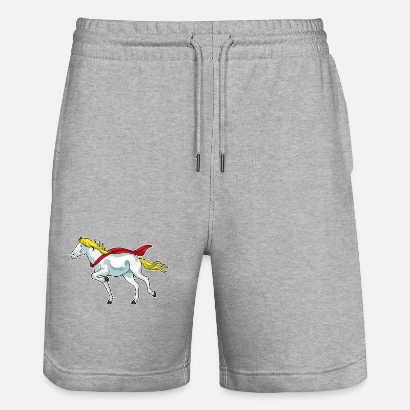 Cap de cheval - Short de jogging bio TRAINER Stanley/Stella unisexe - gris chiné