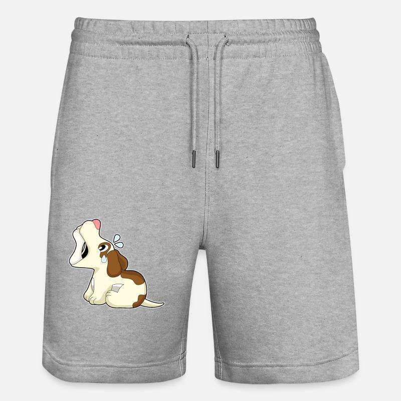 Os de chien - Short de jogging bio TRAINER Stanley/Stella unisexe - gris chiné