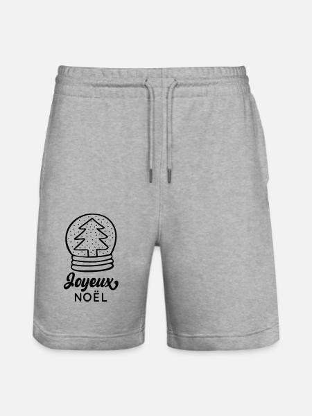 Joyeux Noël - Short de jogging bio TRAINER Stanley/Stella unisexe - gris chiné
