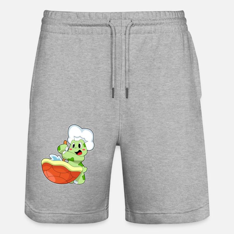 Marmite de tortue - Short de jogging bio TRAINER Stanley/Stella unisexe - gris chiné