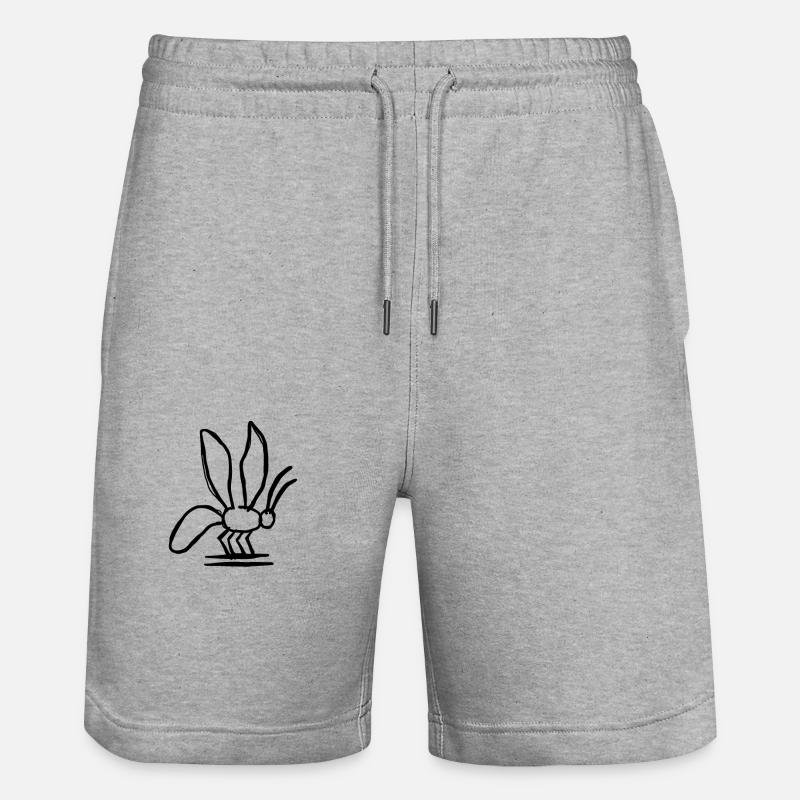 Egypte Ancient Symbol Bit - Short de jogging bio TRAINER Stanley/Stella unisexe - gris chiné