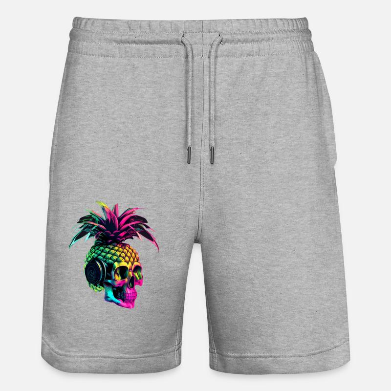 Chaton Chaton Chat Polygone Chat - Short de jogging bio TRAINER Stanley/Stella unisexe - gris chiné