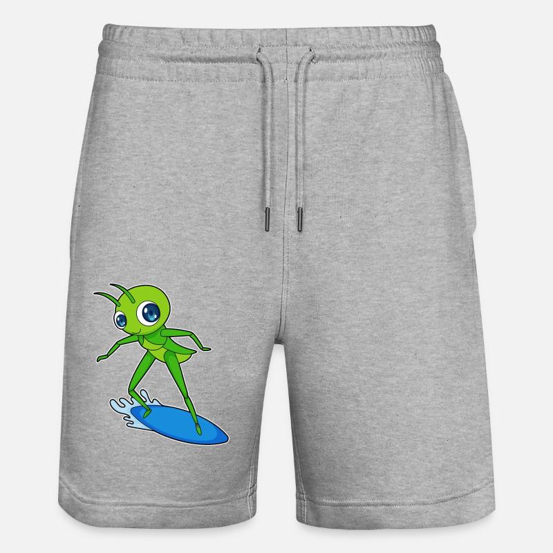 Caterpillar Surfer Surbrett - Short de jogging bio TRAINER Stanley/Stella unisexe - gris chiné