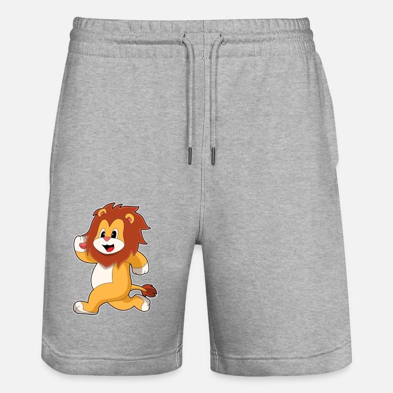 Lion Jogger Jogging - Short de jogging bio TRAINER Stanley/Stella unisexe - gris chiné