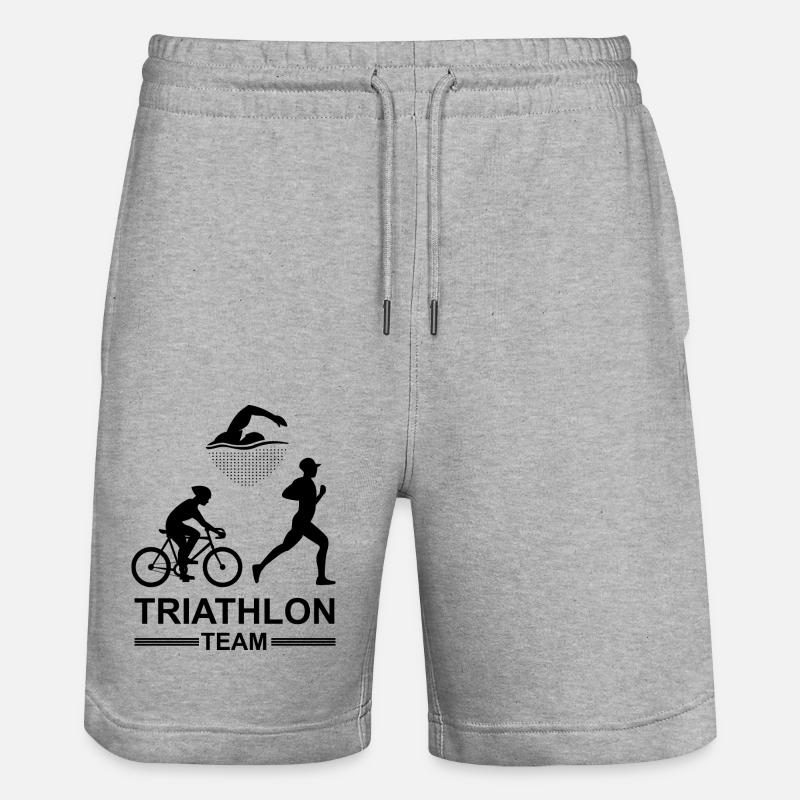 Crypto Bitcoin Trading - Short de jogging bio TRAINER Stanley/Stella unisexe - gris chiné