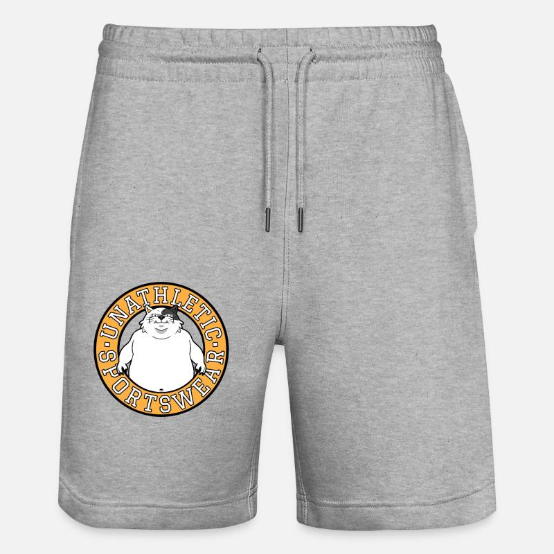 Gueule de bois non athlétique - Short de jogging bio TRAINER Stanley/Stella unisexe - gris chiné